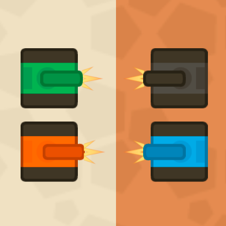 1 2 3 4 Player Tank Game 2D Game