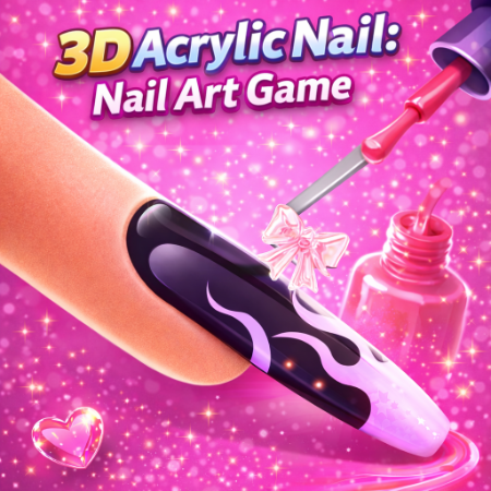 3D Acrylic Nail: Nail Art Game