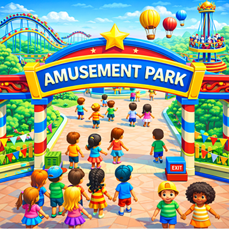 Amusement Park Idle Game