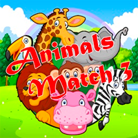 Animals Pairs Match 3 Jogo