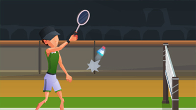 Laten we Badminton-spel spelen