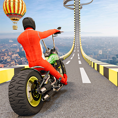 Mega Ramp Bike Racing Tracks Game