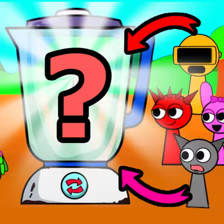 Blend Sprunki in Mixer 3D Obby: Create Your Own Sprunki