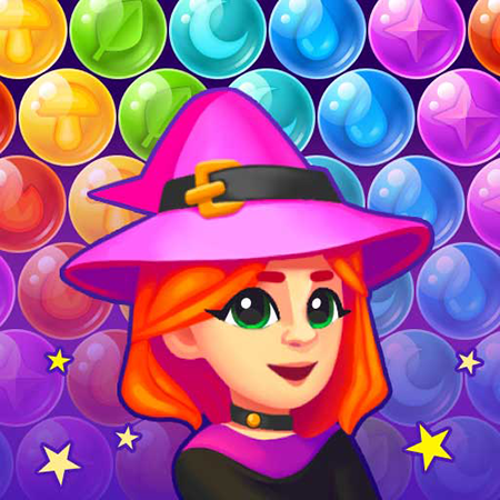 Bubble Shooter Witch Tower Game