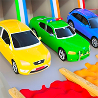 Car Coloring Learning Game