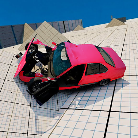 Car Crash Test Sandbox