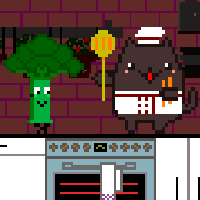 Cat Chef and Broccoli Juego
