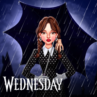 Celebrity Wednesday Addams Style Jogo