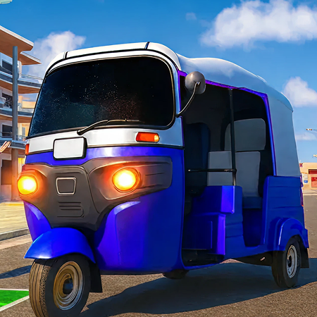 City Tuk Tuk Simulator: Racing Game 3D