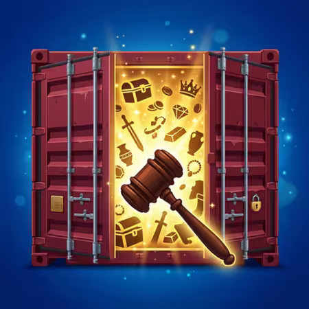 Container Auction Game