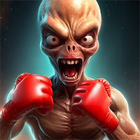 Crazy Alien Boxing Online Game