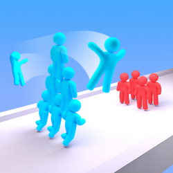 Crowd Stack Race 3D Game