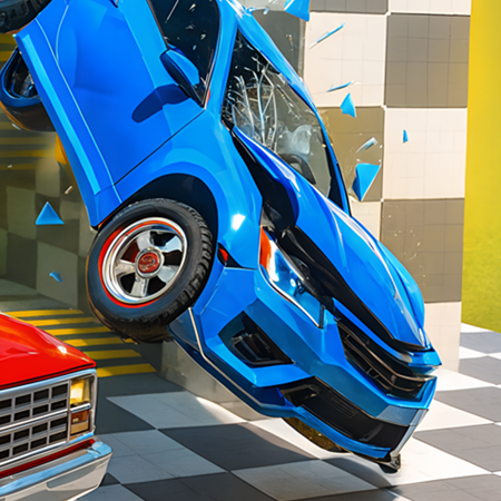 Destructive Car Crash Simulator