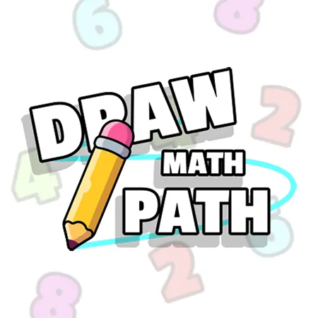 Draw Math Path Game