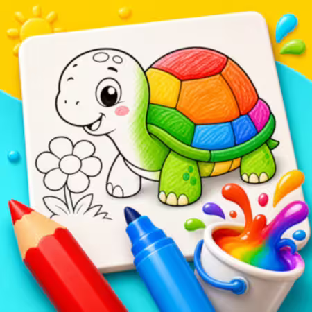 Draw with Pencils - Coloring Book! Game