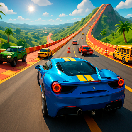 Epic Racing - Descent on Cars