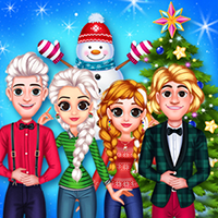 Frozen Princess Christmas Celebration Game