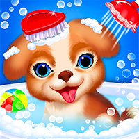 Funny Puppy Dressup Juego