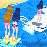 Girl Surfer 3D