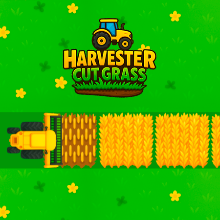 Harvester Cut Grass