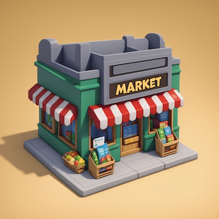 Idle Supermarket Tycoon Online Game