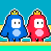 Jelly Bros Red and Blue Jogo