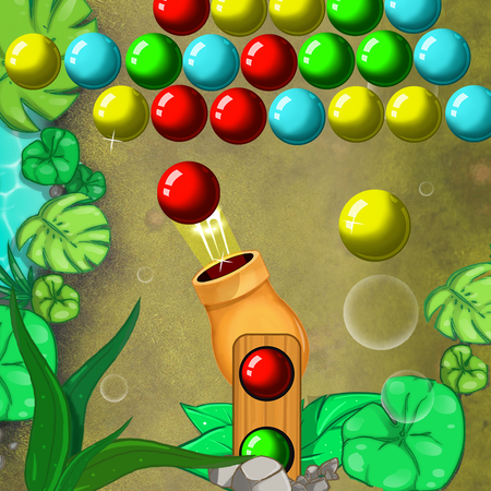 Jungle Bubble Shooter Mania Game