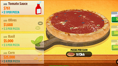 Да играем Pizza Clicker