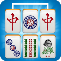 Cheio De Peças De Mahjong O Jogo Japonês Coreano Chinês No