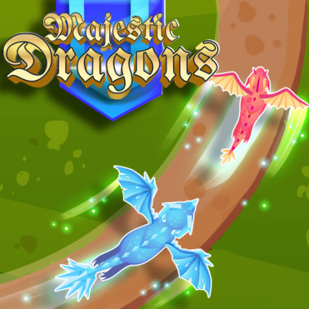 Majestic Dragons Merge Game