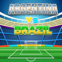 Match Football Brazil Versus Argentina Game