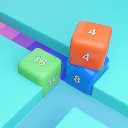 Maze Cube 2048 Game