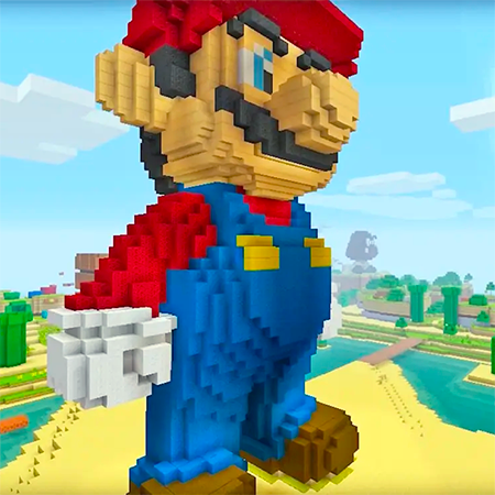 Minecraft Super Mario Jogo
