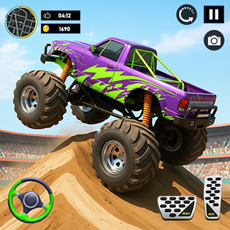 Monster Truck Stunt Game Racing