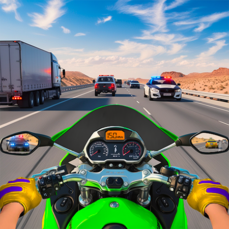 Moto Bike Highway Racing Game