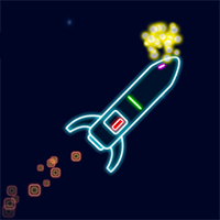 Neon Rocket Game