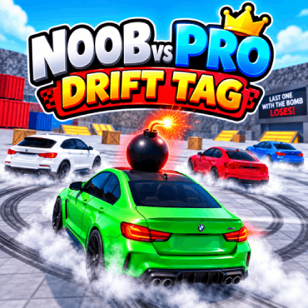 Noob vs Pro : Drift Tag Game