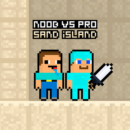 Noob vs Pro Sand island Game