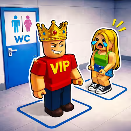 Obby Toilet Line Game
