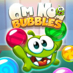 Om Nom Bubbles - Jogue Om Nom Bubbles Jogo Online