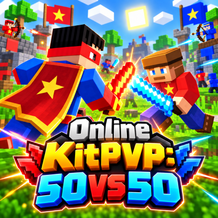 Online KitPvP : 50vs50 Game