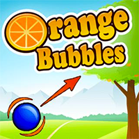 Orange Bubbles Game