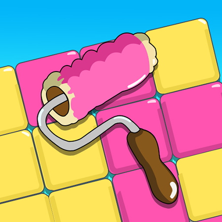 Paint Tiles Puzzle Game