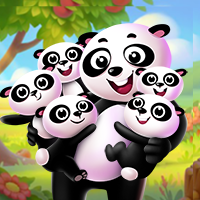 Panda Find My Baby's The Forest Game