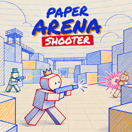 Paper Arena Shooter Game