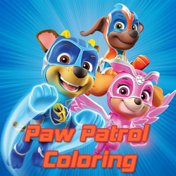 Paw Patrol Coloring Jogo