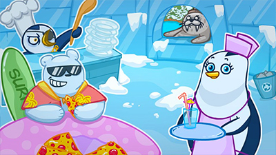 Penguin Diner - A Free Girl Game on