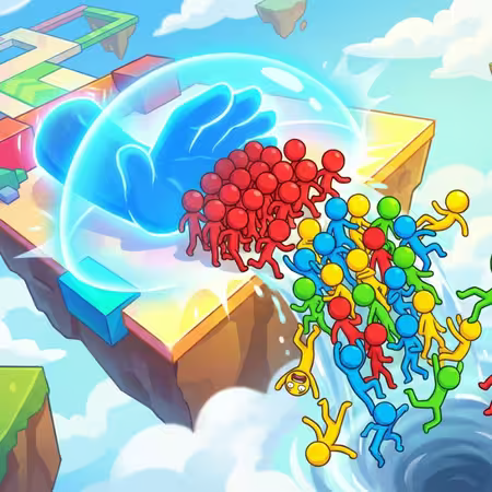 People Drop Away Game Game