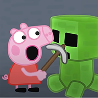 Peppa Pig Minecraft - Jugar el Pig Minecraft en Línea