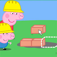 Peppa Pig e George Construindo uma casa Jogo 